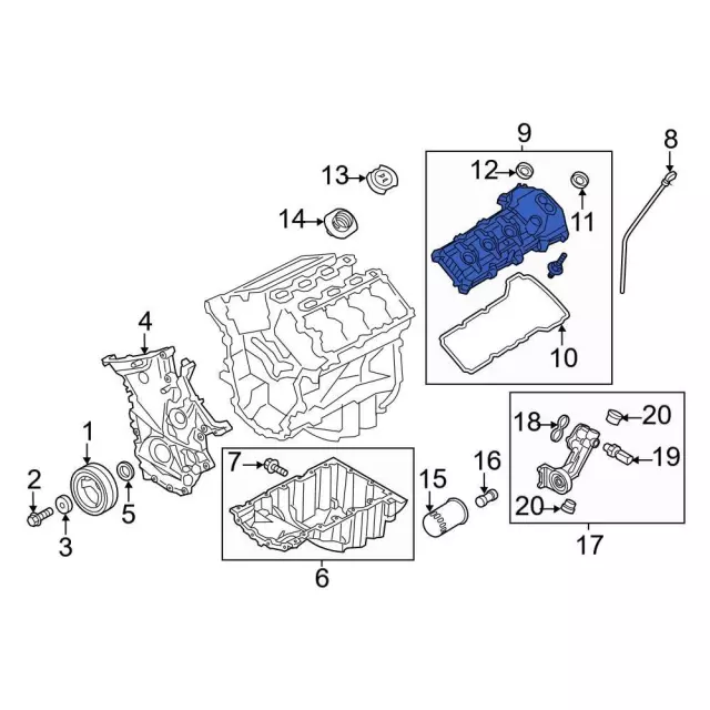 Valve Cover - Ford (BR3Z-6582-V)