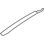 6L2Z7841308AAB - Body: Rear Molding for Ford: Explorer | Mercury: Mountaineer Image