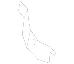 2168850463 - : Air Ducting for Mercedes-Benz Image