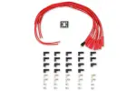 4040R - : Spark Plug Wire Set- 8mm -  Red Wire with Red Straight Boots for ACCEL Image