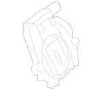 997500160 - Trunk Lid: Swivel Drive for Mercedes-Benz Image