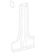 4636301593 - : Center Pillar for Mercedes-Benz: G55 AMG, G550, G63 AMG Image