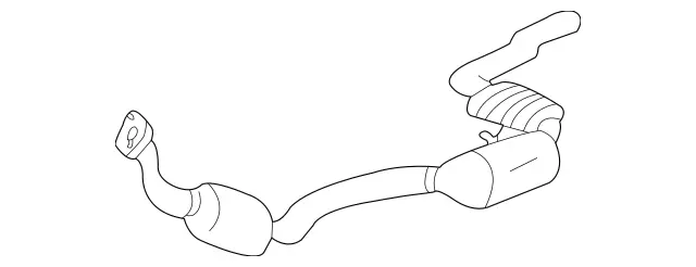 1634902336 - : Catalytic Converter for Mercedes-Benz: ML55 AMG Image