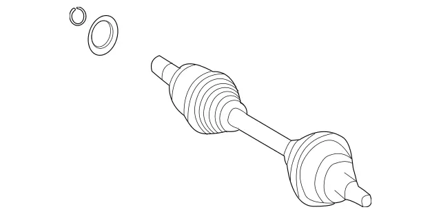 213330840564 - Front Axle: Drive Shaft for Mercedes-Benz: CLS53 AMG, E43 AMG, E53 AMG Image image