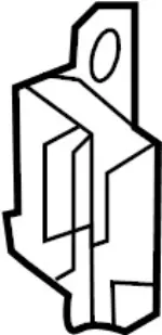 824009AM0A - Body: Upper Hinge for INFINITI: QX60 Image