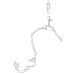 2468303515 - Heating and Ventilation: Refrigerant Line for Mercedes-Benz: CLA250, GLA250 Image