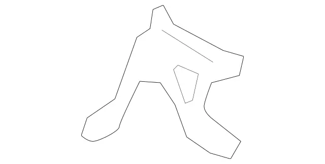 1648600714 - Body: Rear Bracket for Mercedes-Benz Image