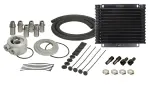 15405 - : 13 Row Plate &amp; Fin Engine Oil Cooler Kit with Sandwich Adapter for Derale Image