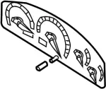 248205Y702 - : Gauge Unit for INFINITI: I30, I35 Image