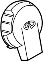 Y851MCL70B - : Driver Air Bag for INFINITI: FX35, FX45 Image