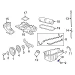 F3TZ6734A - Engine: Engine Oil Drain Plug Gasket for Ford: E-250 Econoline Club Wagon, E-350 Econoline, E-350 Econoline Club Wagon, Econoline Super Duty, F-250, F-250 HD, F-350, F-Super Duty Image