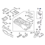 ML3Z1513562AD - Body: Cup Holder for Ford Image