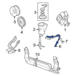 XR3Z3A719EA - Steering: Power Steering Pressure Hose for Ford: Mustang Image