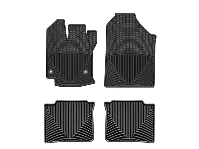 WTCB291129 - Accessories: Front &amp; Rear Black All Weather Floor Mats for WeatherTech Image