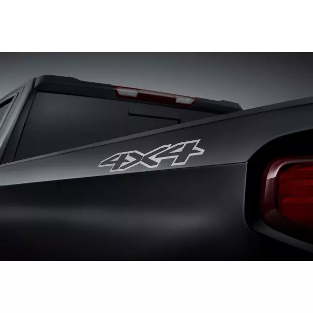 Bedside 4x4 Decal - Matte Black - GM (85146630)