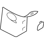 8A8Z7831010AC - Body: Rear Trim for Ford: Flex Image