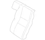 20392017471A19 - Body: Seat Back Cover for Mercedes-Benz Image