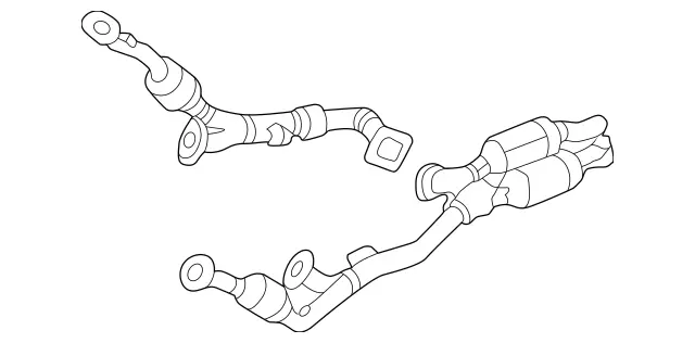 2204901819 - : Exchange Exhaust Pipe for Mercedes-Benz Image