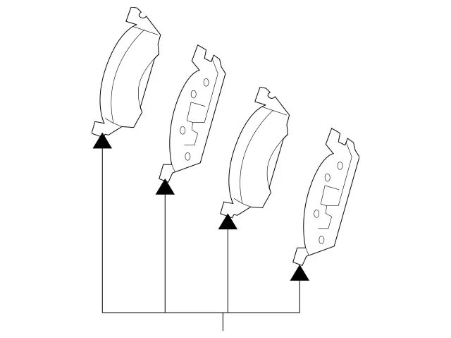 420930490 - : Disc Brake Pad Set for Mercedes-Benz Image