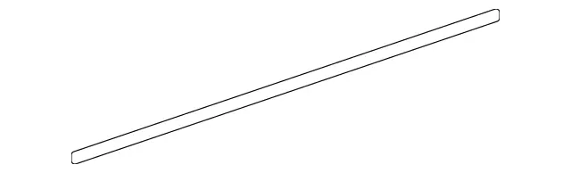 1677207209 - Front Doors: Sealing Rail for Mercedes-Benz: GLE350, GLE450, GLE450e, GLE53 AMG, GLE580, GLE63 AMG S, GLS450, GLS580, GLS63 AMG, Maybach GLS600 Image image