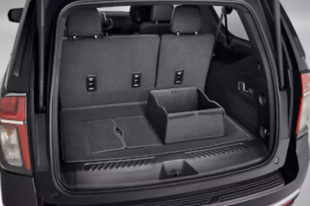 84958043 - Interior: Premium Carpeted Cargo Area Mat for Cadillac: Escalade ESV | Chevrolet: Suburban | GMC: Yukon, Yukon XL Image