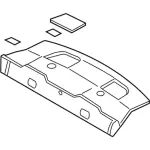 BR3Z6346668AB - Body: Package Tray for Ford Image