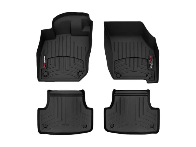 4417271444962 - Accessories: Front &amp; Rear Black FloorLiner™ DigitalFit® for WeatherTech Image