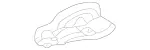 2206825871 - Exhaust: Heat Shield for Mercedes-Benz Image