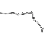 DP5Z54502C53A - Body: Drain Hose for Lincoln: MKZ Image