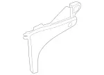 2106280169 - Cowl, Front Panel: Water Drain for Mercedes-Benz Image