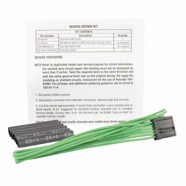 3U2Z14S411BYAC - : Wire Assembly for Ford Image