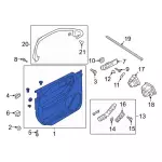 LB5Z7824700A - Body: Outer Panel for Ford: Explorer, Police Interceptor Utility Image