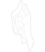 2468850265 - Attachment Parts: Basic Carrier, Bumper for Mercedes-Benz Image