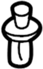 155309561 - Body: Scuff Plate Clip for INFINITI: QX4 Image