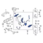 MB5Z78219A64F - Body: Latch Assembly for Ford: Police Interceptor Utility Image