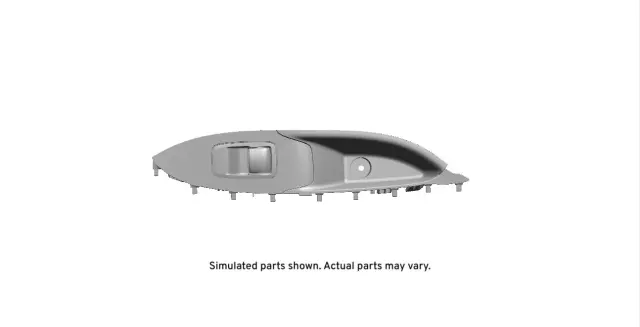 23359818 - : Corsair Passenger Side Rear Door Switch Bezel for Chevrolet: Malibu Image