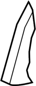 88611AM500 - Body: Seat Back Pad for Infiniti Image