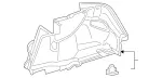 20569088049F08 - Body: Trunk Side Trim for Mercedes-Benz Image