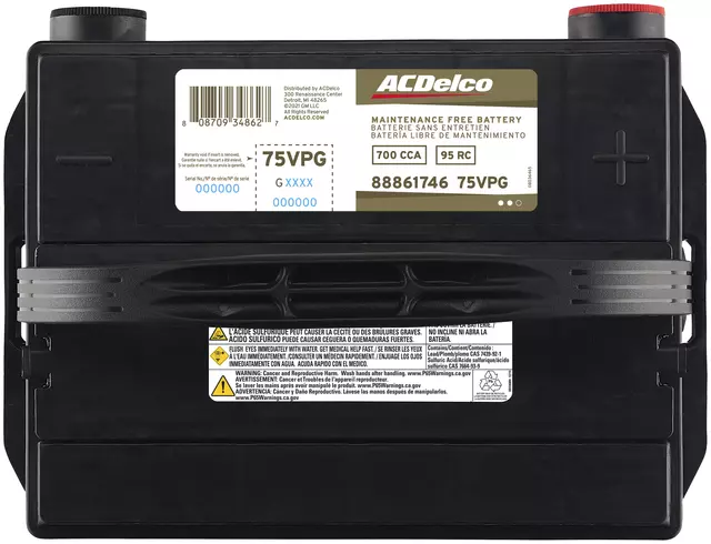 Acdelco™ Vehicle Battery - GM (75VPG)
