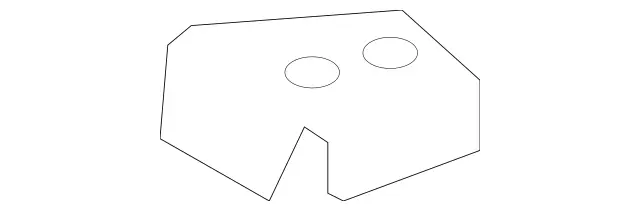 1666160000 - Substructure: Reinforcement for Mercedes-Benz: GL350, GL450, GL550, GL63 AMG, GLE300d, GLE350, GLE400, GLE43 AMG, GLE450 AMG, GLE550e, GLE63 AMG, GLE63 AMG S, GLS350d, GLS450, GLS550, GLS63 AMG, ML250, ML350, ML400, ML550, ML63 AMG Image image