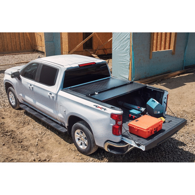 Bed Tonneau Cover By Revandreg;, Hard Folding - GM (19434571)