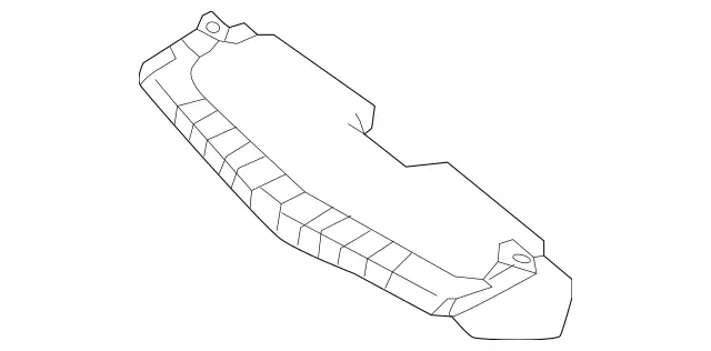 1668850463 - Detachable Parts: Air Ducting for Mercedes-Benz: GL350, GL450, GL550, GLS350d, GLS450, GLS550 Image image