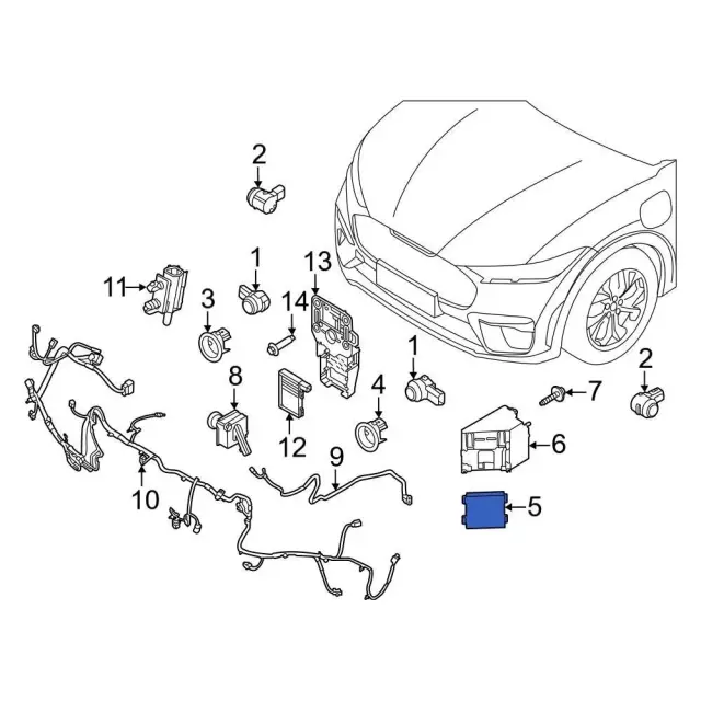 2024 Ford F-150 Lightning - Blind Spot Radar - Ford (ML3Z-14C689-H)