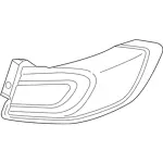 KA1Z13405C - : Tail Lamp for Lincoln: Nautilus Image