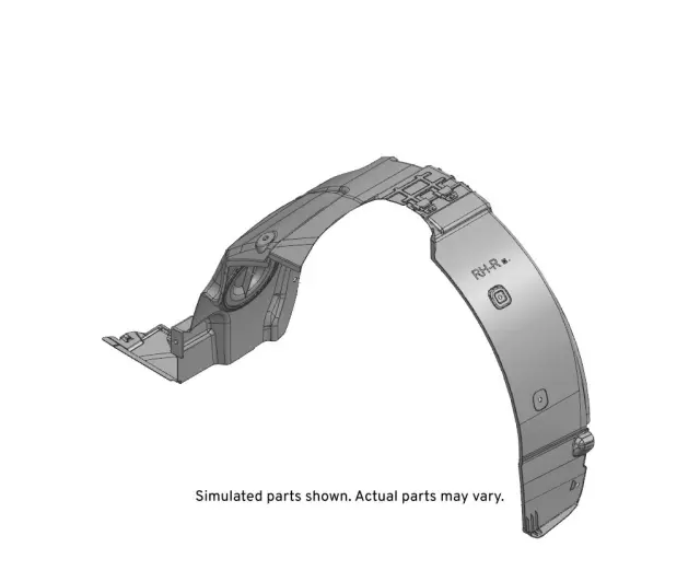 42670356 - : Front Passenger Side Wheelhouse Liner for GM Image