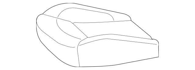 2929106004 - Driver Seat: Outer Cover, Seat Cushion for Mercedes-Benz: GL350, GL450, GL550, GL63 AMG, GLE300d, GLE350, GLE400, GLE43 AMG, GLE450 AMG, GLE550e, GLE63 AMG, GLE63 AMG S, GLS350d, GLS450, GLS550, GLS63 AMG, ML250, ML350, ML400, ML550, ML63 AMG Image image