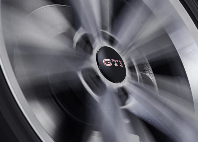 71213E - : Dynamic Wheel Center Caps - Gti Logo for Volkswagen: GTI Image