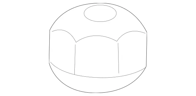 91011301000064 - Rear Axle: Hexagon Nut for Mercedes-Benz: 190, 190D, 190E, 200, 200D, 260E, 280E, 300CE, 300D, 300E, 300SD, 300SL, 300TD, 300TE, 400E, 400SE, 400SEL, 500E, 500SEC, 500SEL, 500SL, 600SEL, 600SL, C220, C230, C280, C43 AMG, CL500, CL55 AMG, CLK430, E320, E420, E430, E500, E55 AMG, G55 AMG, G550, G550 4x4, G63 AMG, G65 AMG, S420, S430, S55 AMG, SL320, SLK230, SLK320 Image image