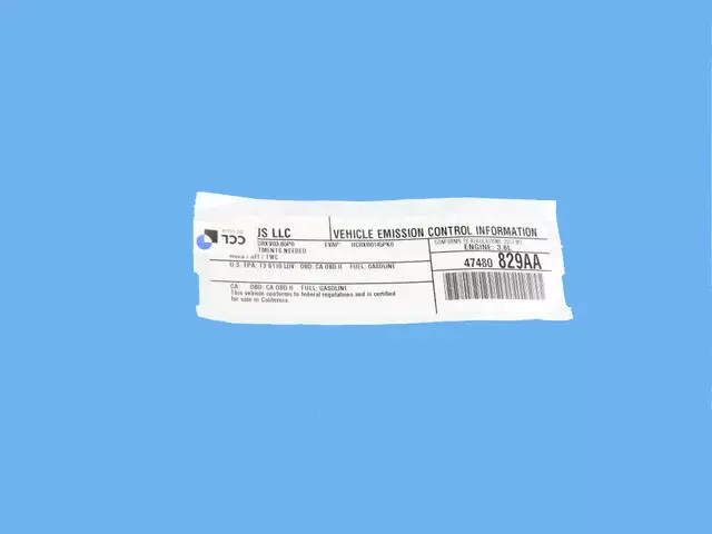 Veci Label Label - Mopar (47480829AA)