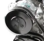 97185 - : SD7 Compressor Pulley Cover Black for Holley Image
